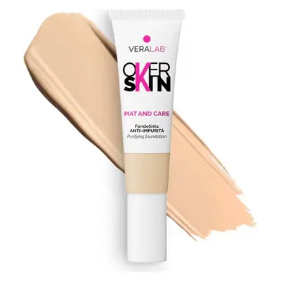 Overskin Mat And Care - Anti-Imperfection Foundation 3.5 - Light Honey 30 Ml