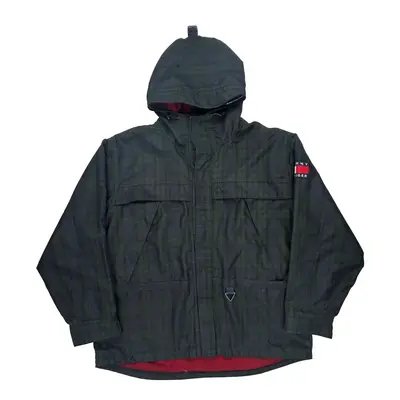 Tommy Hilfiger Checked Jacket - XL Navy Polyester