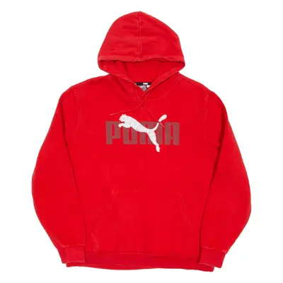 PUMA Mens Red Hoodie L