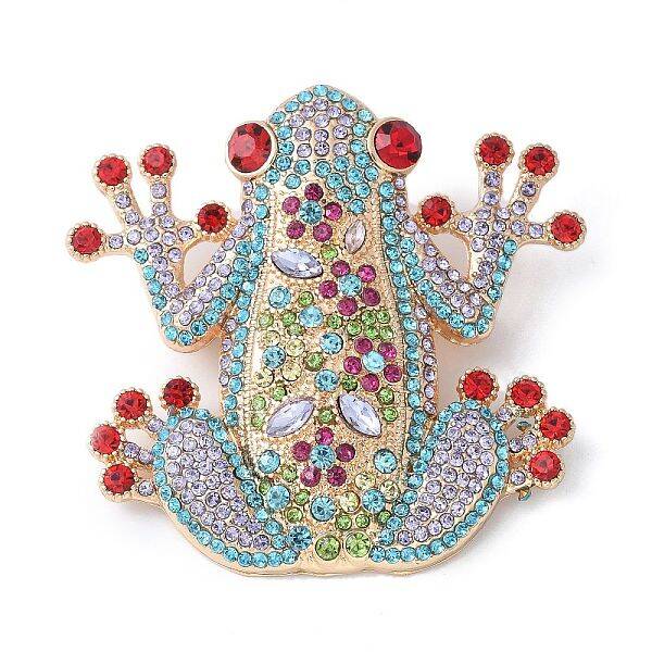 Zinc Alloy Rhinestone Brooches