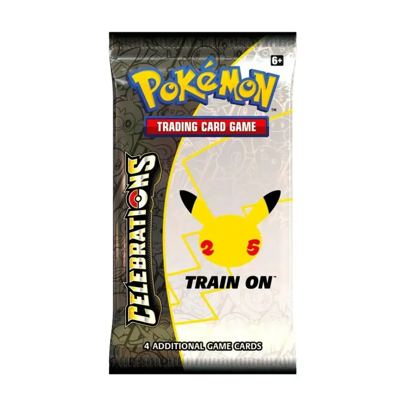 Pokémon TCG Celebrations Booster Pack(s) - Multiple Pack Options, Pokémon Trading Card Game