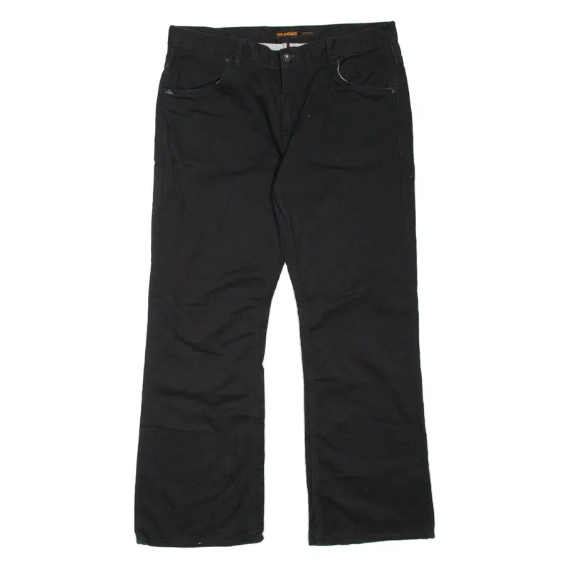 BEN SHERMAN Riot Mens Jeans Black Regular Bootcut W38 L32