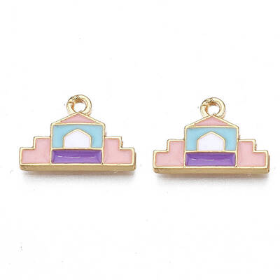 Alloy Enamel Pendants