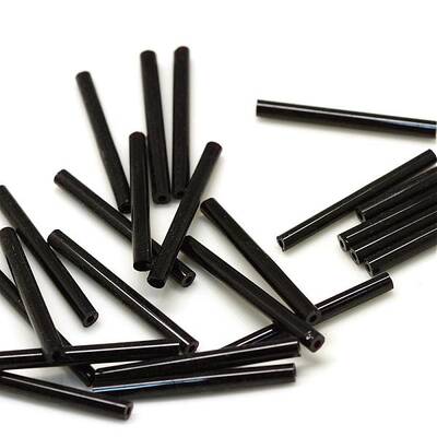 Opaque Glass Bugle Beads
