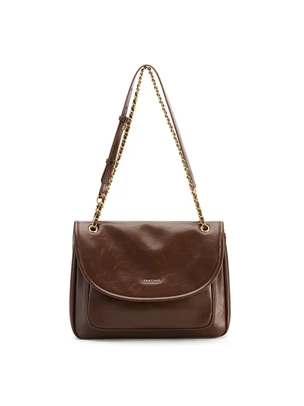 Smting golden chain flap bag