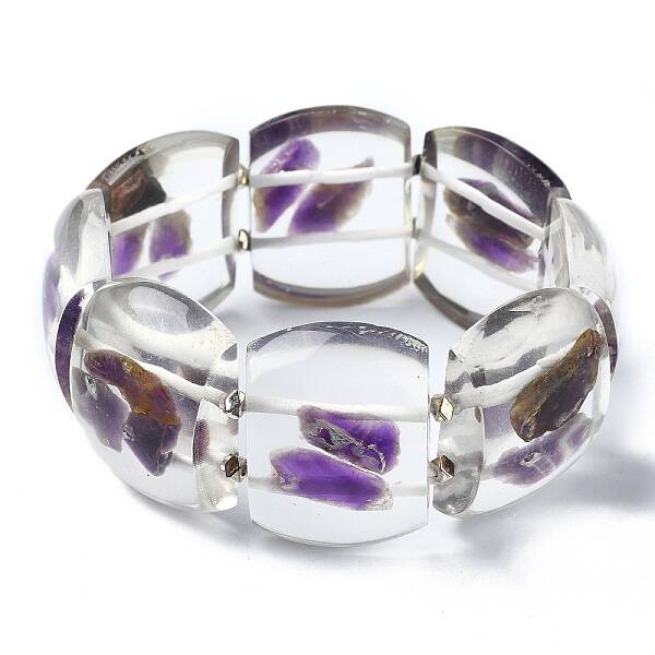 Natural Amethyst Stretch Bracelets