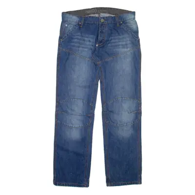 G-STAR RAW Mens Jeans Blue Regular Straight Stone Wash W34 L32