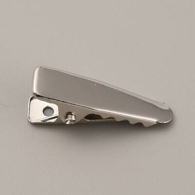 Iron Alligator Hair Clip Findings