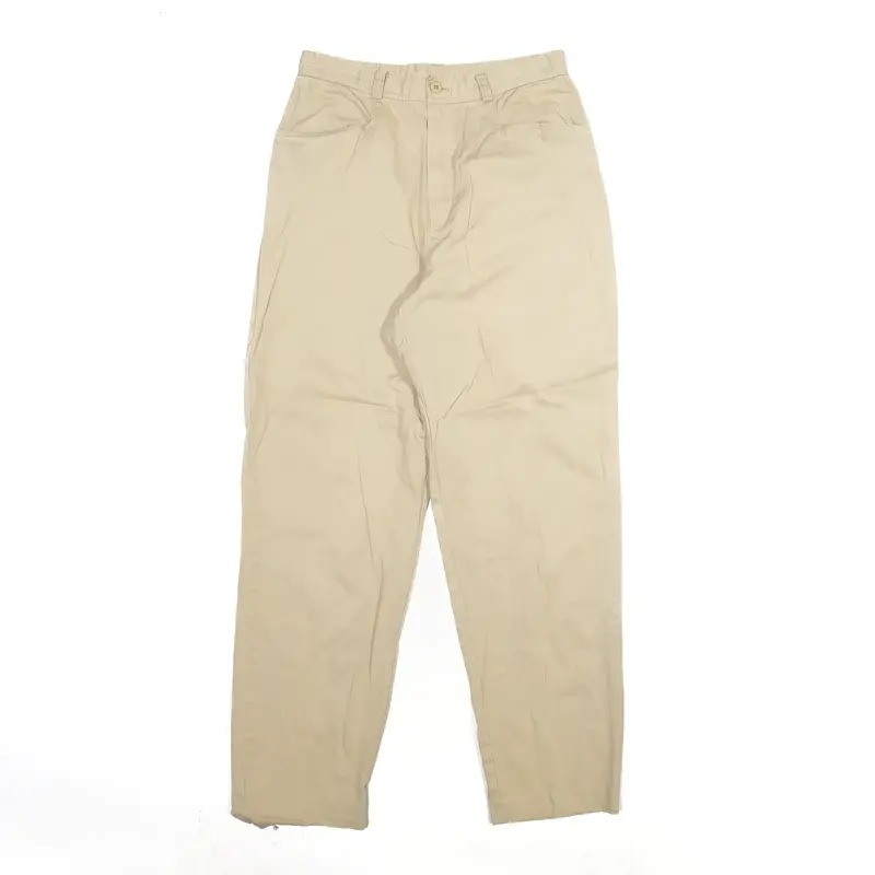 SAMANTHA Trousers Beige Regular Tapered Womens W26 L27