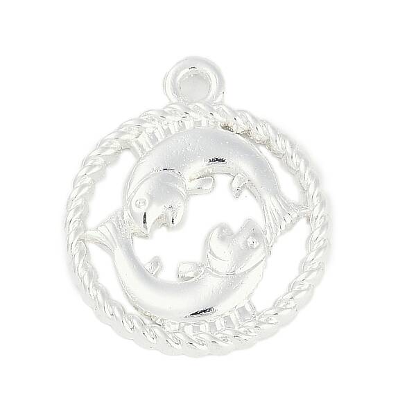 Twelve Constellations Alloy Pendants