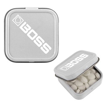 150 Custom Mini Square Mint Tin - Sugar Free