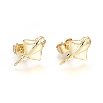Brass Ear Studs