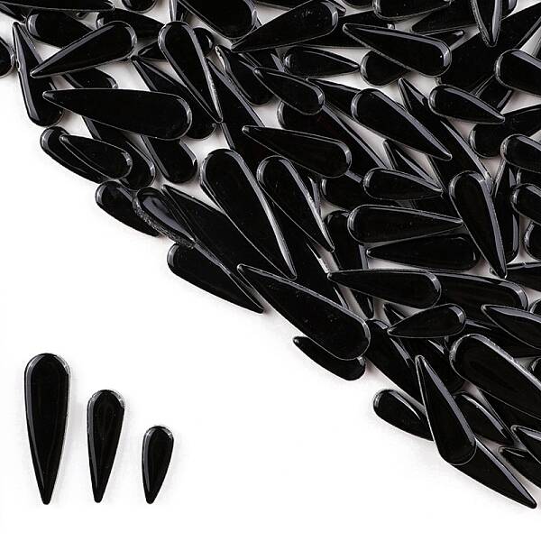 3 Styles Teardrop Shape Porcelain Mosaic Tiles