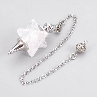 Natural Quartz Crystal Dowsing Pendulums