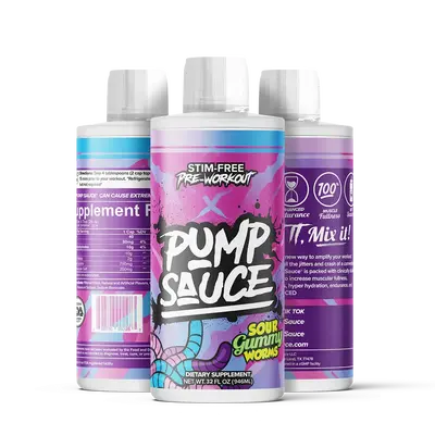 Pump Sauce Liquid Glycerol Stim-Free Pump Pre-Workout