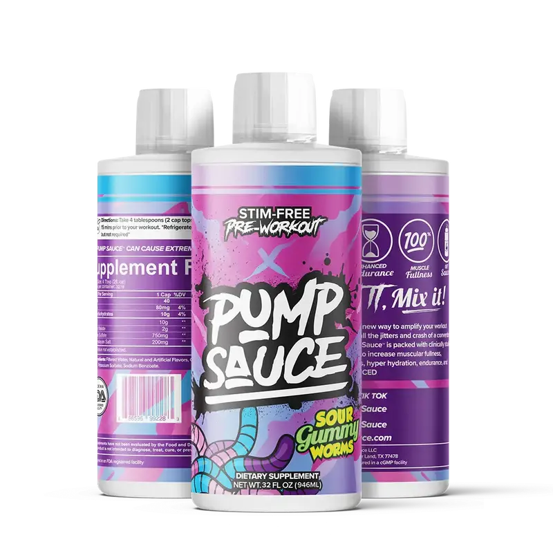 Pump Sauce Liquid Glycerol Stim-Free Pump Pre-Workout