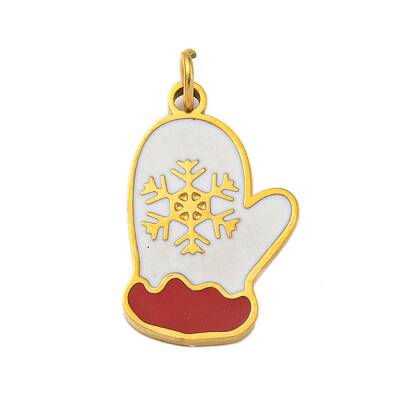 Christmas Theme Ion Plating(IP) 304 Stainless Steel Pendants