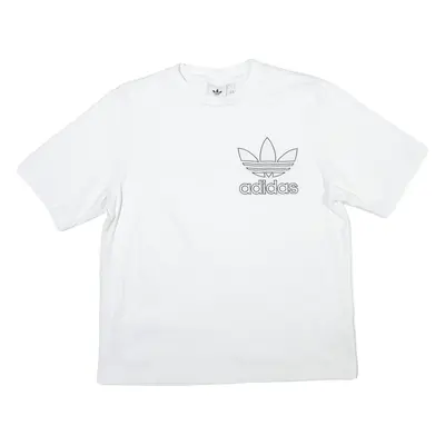 ADIDAS ORIGINALS Mens T-Shirt White M