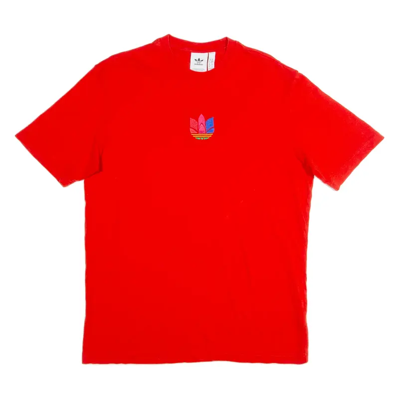 ADIDAS Mens T-Shirt Red M