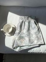 Women's Random Tree Print Shorts, Casual Comfy Breathable Shorts for Daily Wear, Ladies Bottoms for All Seasons
