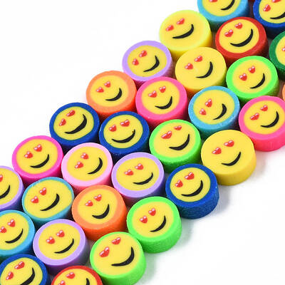 Handmade Polymer Clay Beads Strands