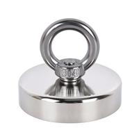 Fishing Magnet, 160 LBS Pulling Force Heavy Duty  Rare Earth Magnet,  for Retrieving in River and Magnetic