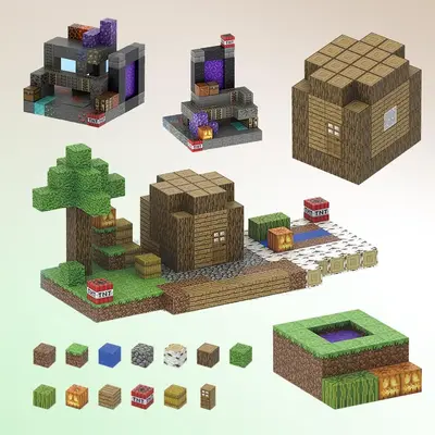 Magnetic Building Blocks, 1 Set Creative Building Blocks, Educational Assembly Models, Birthday Gift for Boys & Girls