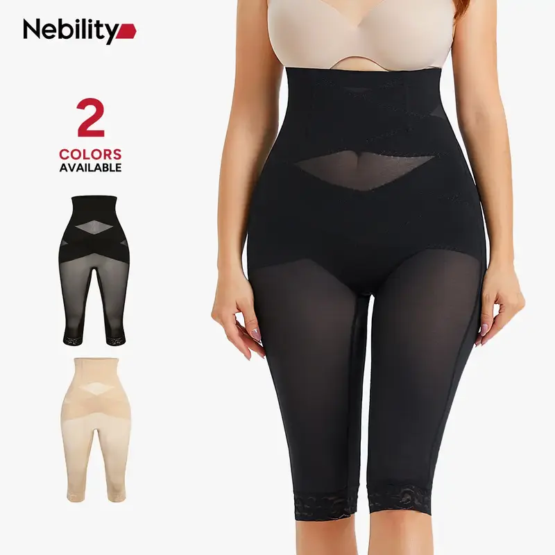 Nebility Women's Breathable Shapewear Pants Basic Bridal Minimalist Comfort Fit Leggings body shapewear Compression Womenswea...