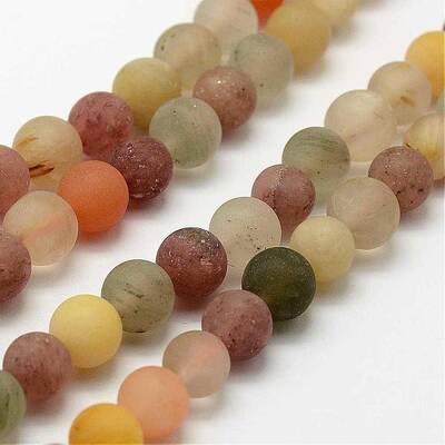 Natural Rutilated Quartz Beads Strands