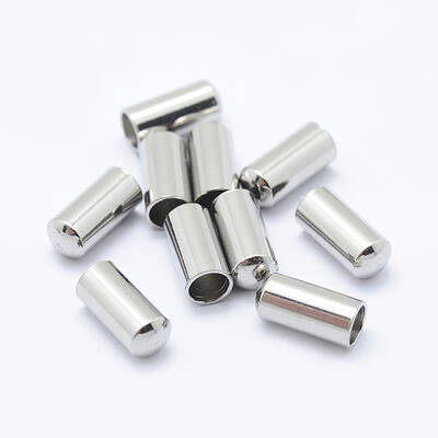Tarnish Resistant 304 Stainless Steel Cord End Caps