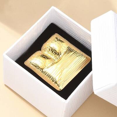 304 Stainless Steel Open Cuff Ring for Women