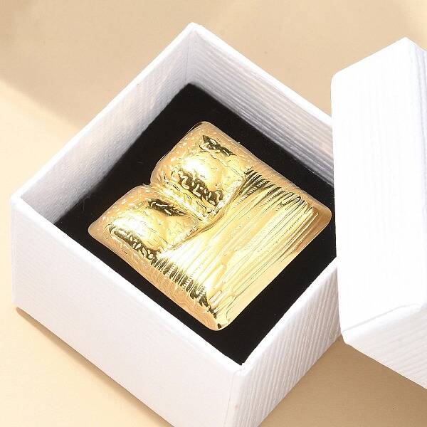 304 Stainless Steel Open Cuff Ring for Women