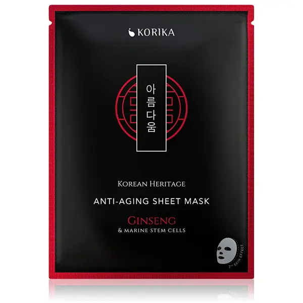 Korika Maschera In Tessuto Anti-Età Korean Heritage (Maschera In Tessuto Anti-Età) 25 G
