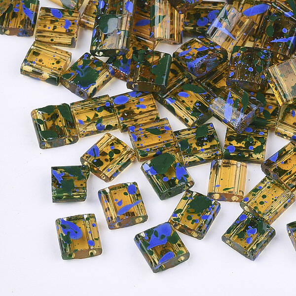 2-Hole Transparent Glass Seed Beads