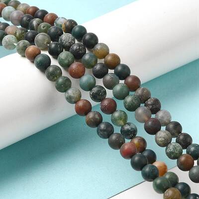 Natural Indian Agate Beads Strands