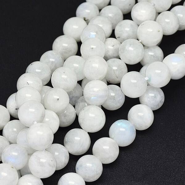 Natural Rainbow Moonstone Beads Strands