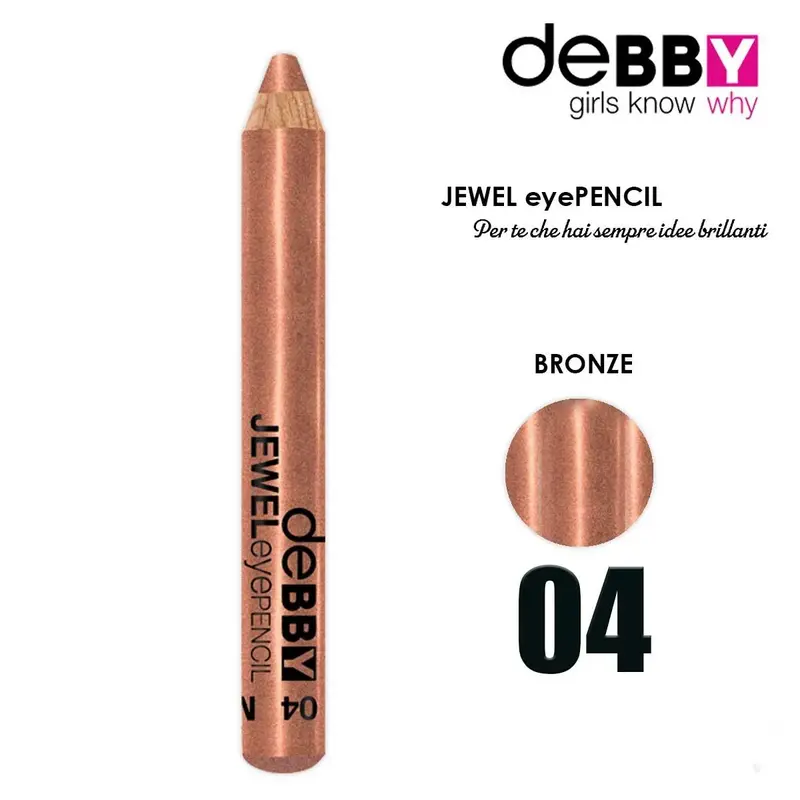 Debby jewel eye pencil 04 bronze metal