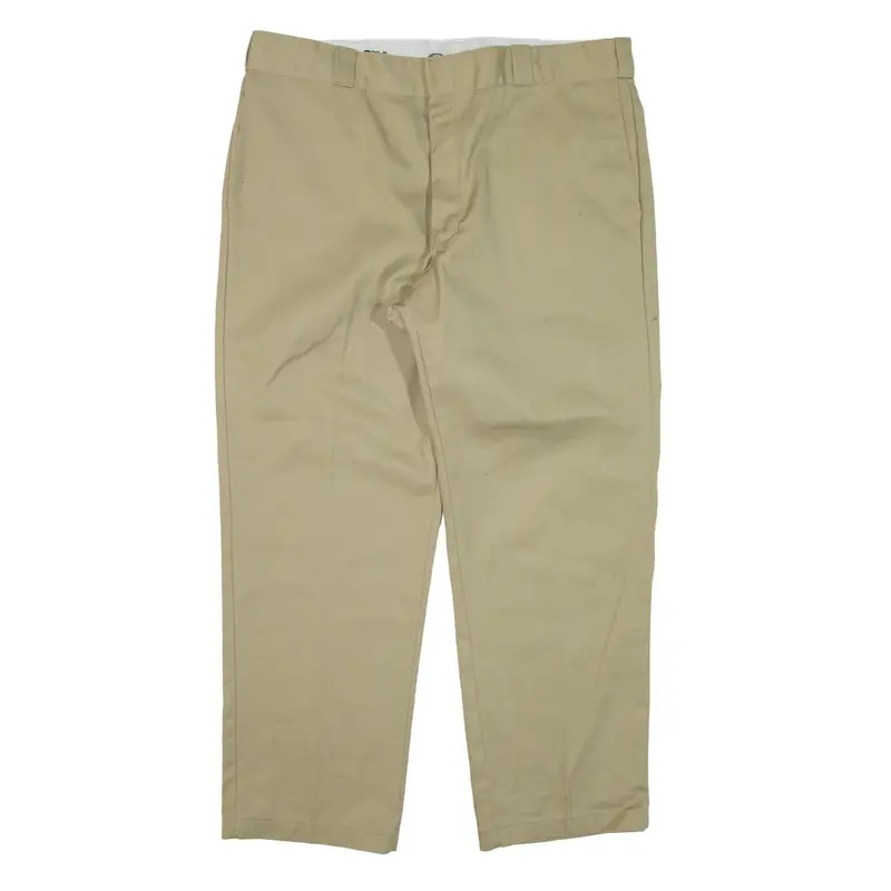DICKIES 874 Workwear Trousers Beige Regular Straight Mens W40 L30
