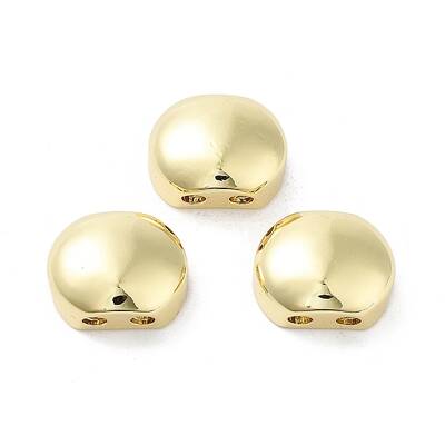 Oval Brass Beads