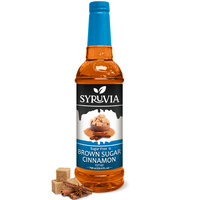 Syruvia Sugar-Free Brown Sugar Cinnamon Coffee Flavoring Syrup 25.4oz - 0 Calories, Kosher, and Gluten-Free. Perfect for Drin...