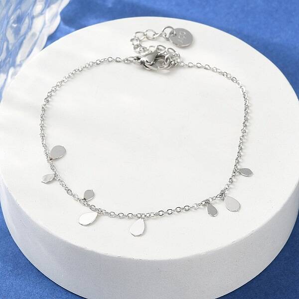 304 Stainless Steel Cable Chain Bracelets for Women
