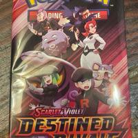 Pokemon Trading Card Game Scarlet & Violet Destined Rivals Booster Pack Featuring Charactors from the Series