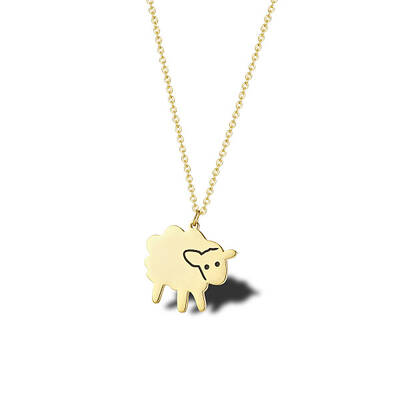 Cute Cartoon Animal Stainless Steel Pendant Necklaces
