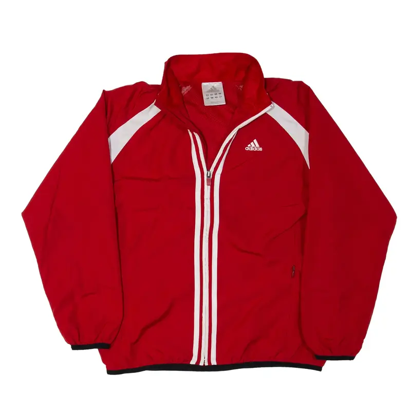 ADIDAS Climaproof Trench Jacket Red Boys M