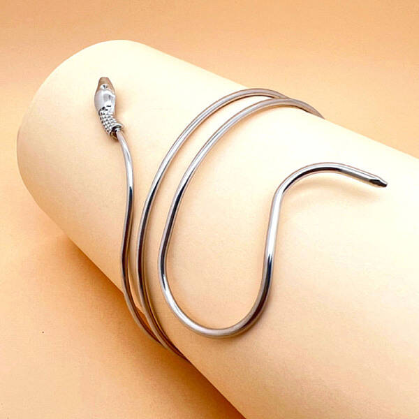 Alloy Upper Arm Open Cuff Bangles for Women