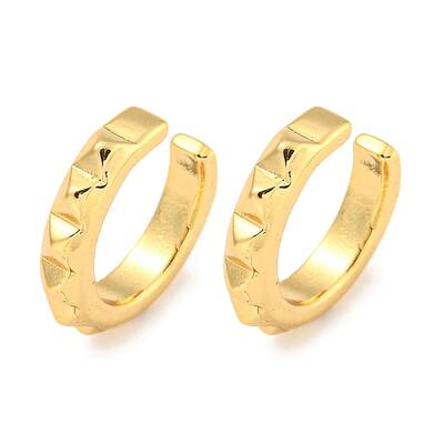 Brass Cuff Earrings for Women