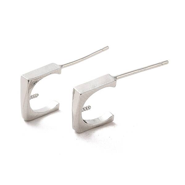 Anti-Tarnish 925 Sterling Silver Stud Earrings