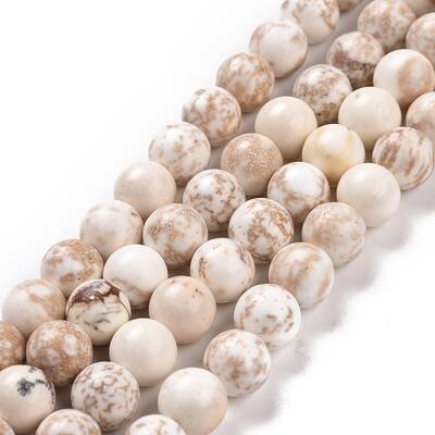 Natural Magnesite Beads Strands