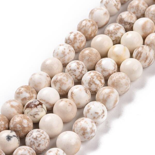 Natural Magnesite Beads Strands