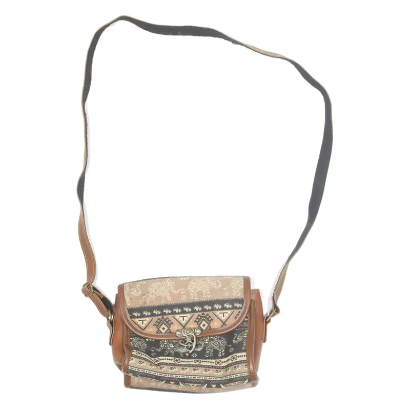 Mini Womens Crossbody Bag Beige Crazy Pattern